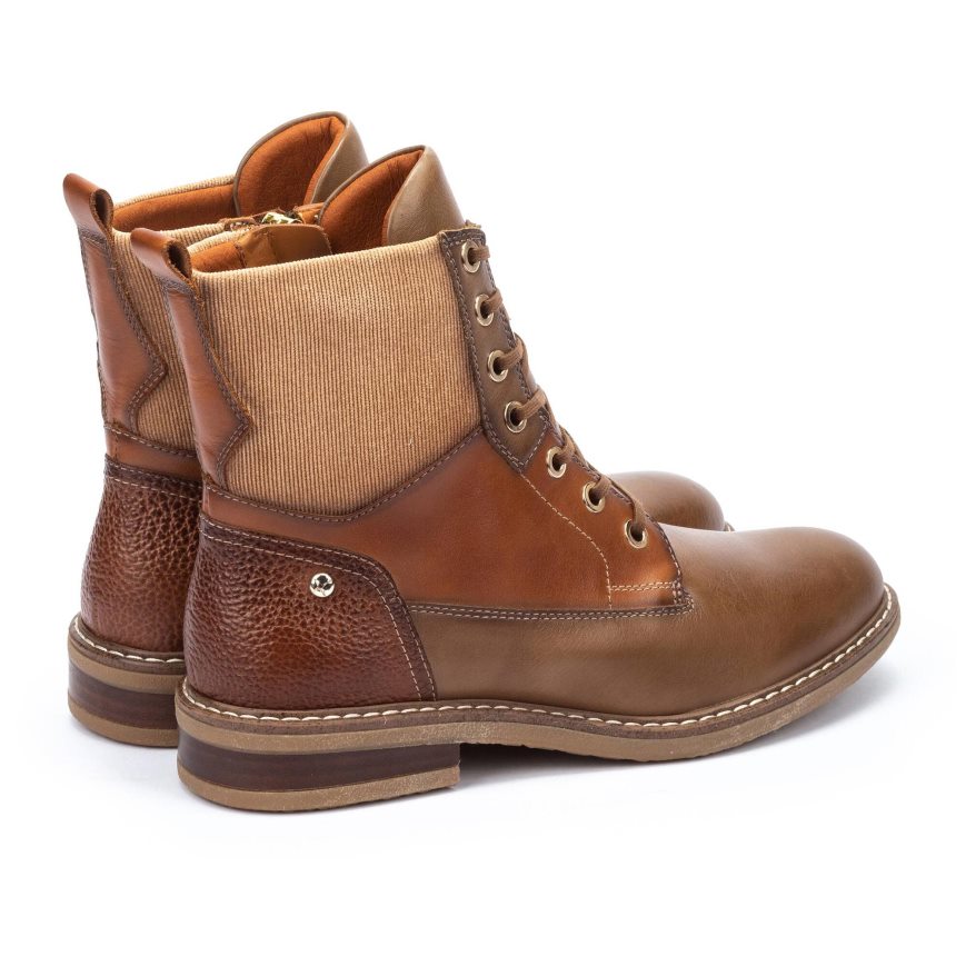 Women's Pikolinos ALDAYA Ankle Boots Brown | NZ D03A218